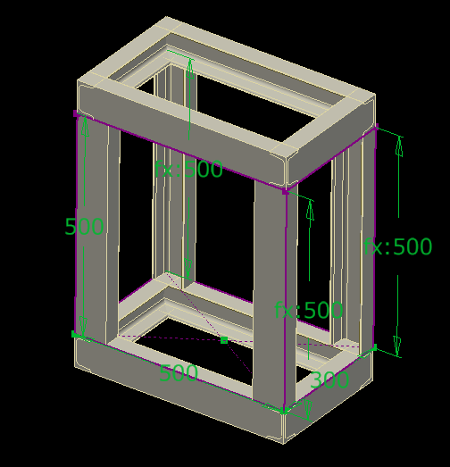 フレームジェネレータ - フレームメンバを挿入