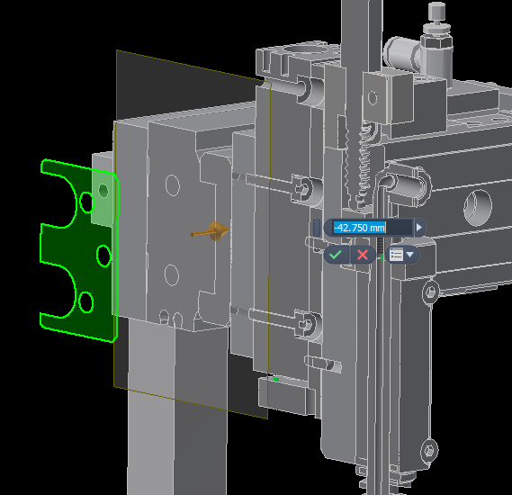 表示 - 断面の表示